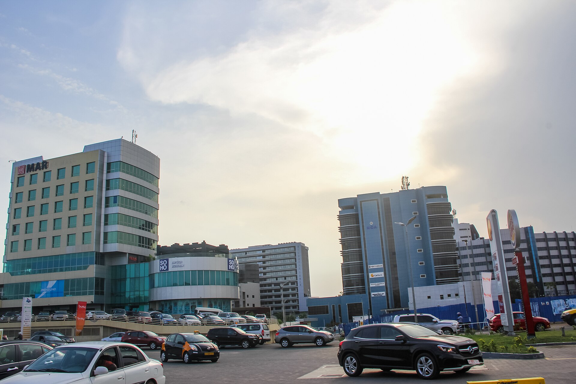 Accra city skyline